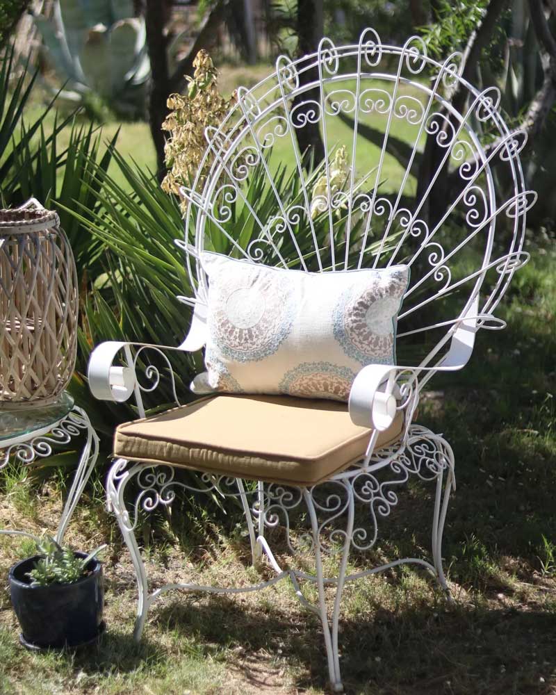 White Metal Chair